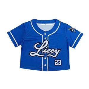 Licey baseball crop jersey